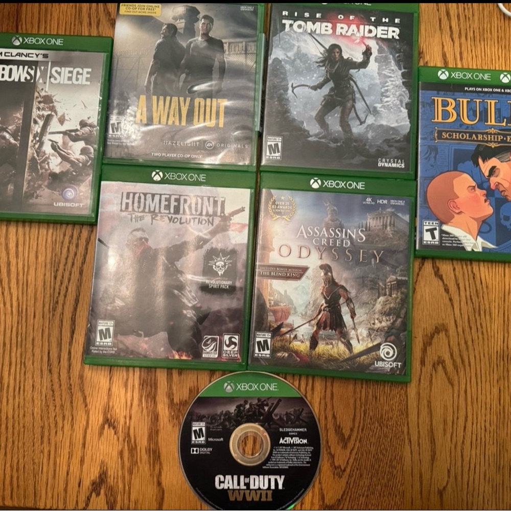 Green Xbox One Game Collection